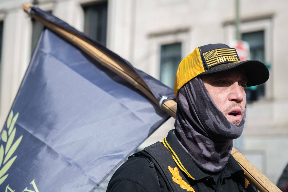 The Proud Boys were a source of much controversy during the protest.