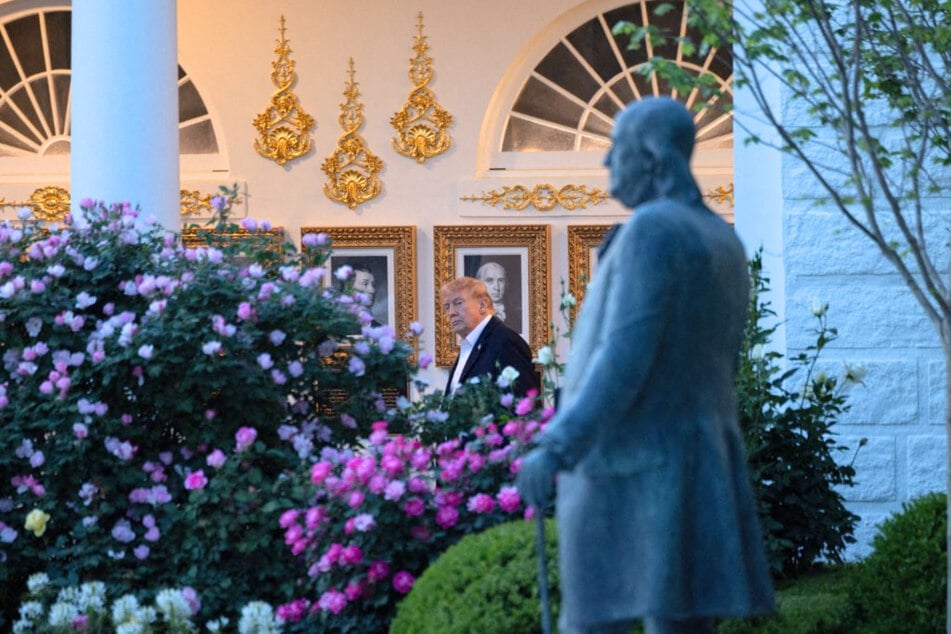 President Donald Trump has been installing a series of statues featuring depictions of former presidents and Revolutionary War soldiers.