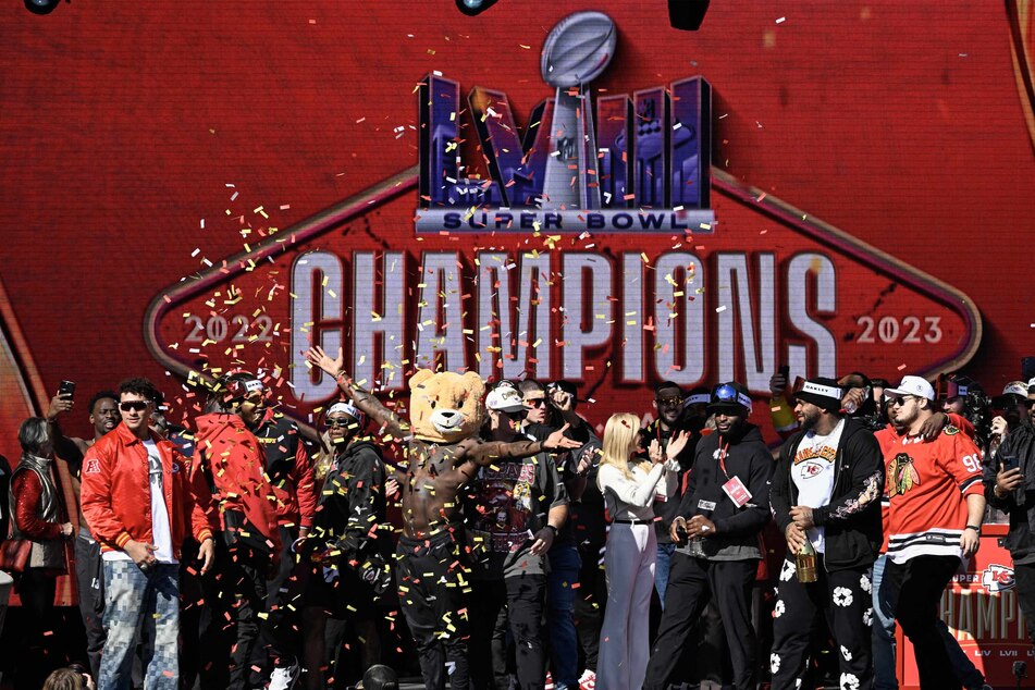 The Kansas City Chiefs celebrated onstage at a victory parade on Wednesday before the mass shooting occurred.