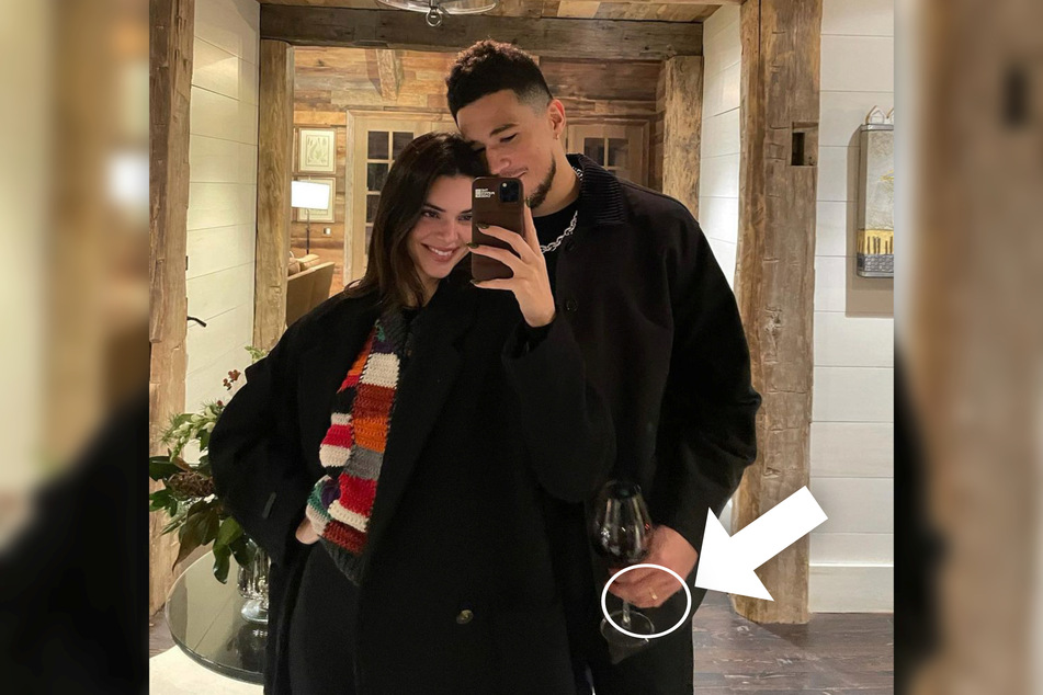 Is that a wedding ring on Kendall Kardashian's boyfriend Devin Brooker's finger?
