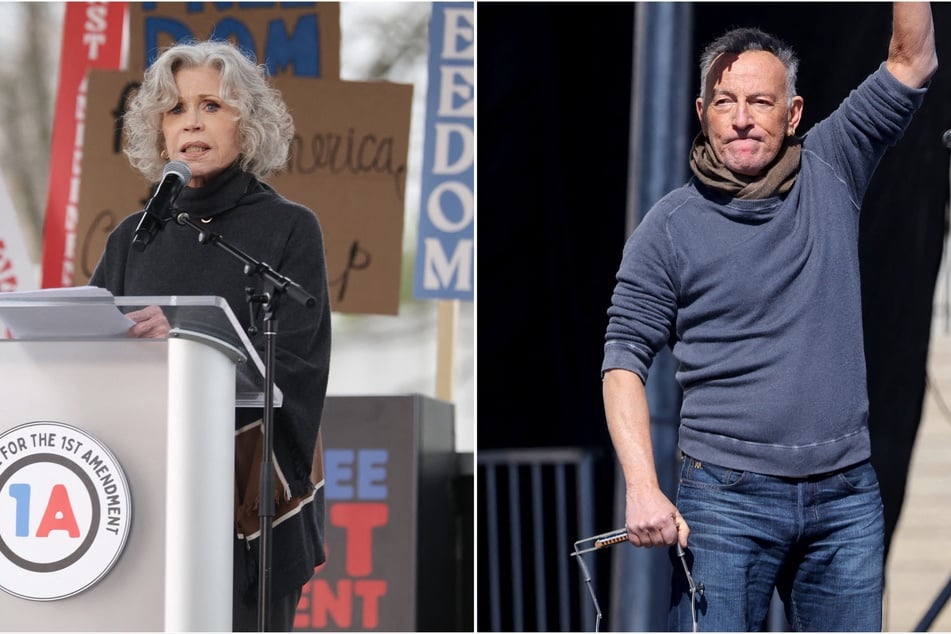 Jane Fonda, Bruce Springsteen, and more attend No Kings Day protest in Minneapolis
