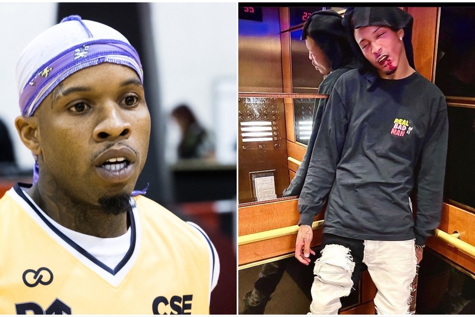 August Alsina claims Tory Lanez sucker punched him and publishes shocking pics