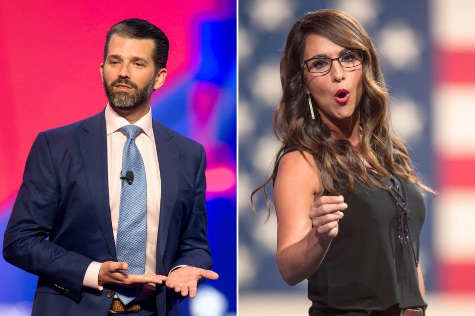 Colorado Congresswoman Lauren Boebert (r.) recently teamed up with Donald Trump Jr. for a fundraiser to support her re-election campaign.