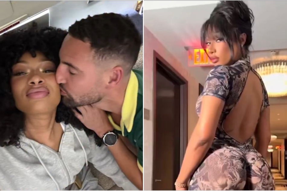 Megan Thee Stallion teases new single in sultry clip with Klay Thompson