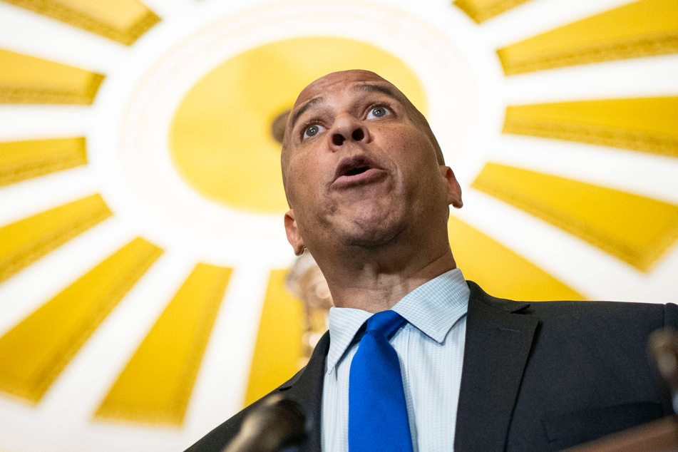 Cory Booker has been praised by Democratic voters and his colleagues, as the party has faced heightened criticism for not standing up against Trump since his re-election.