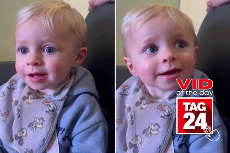 Viral Video of the Day for December 14, 2025: Tiny toddler has hilarious one-word dinner request