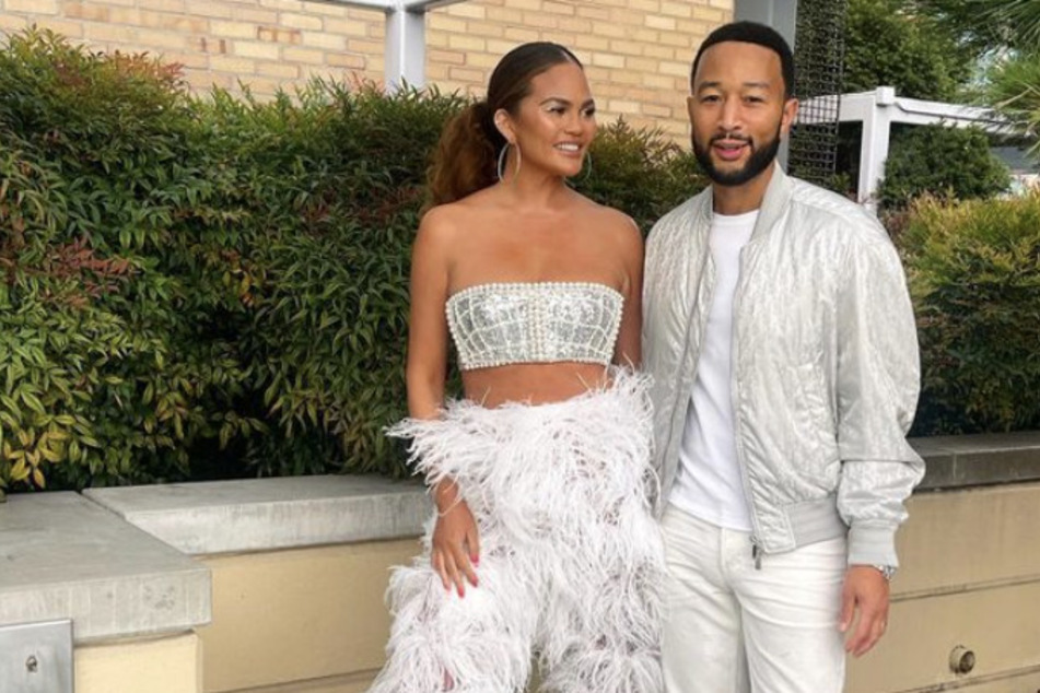John Legend and Chrissy Teigen renew vows in sweet Lake Como ceremony