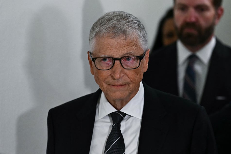 Microsoft co-founder Bill Gates departs after a closed-door interview with the House Oversight Committee on Capitol Hill in Washington, DC, on Wednesday.