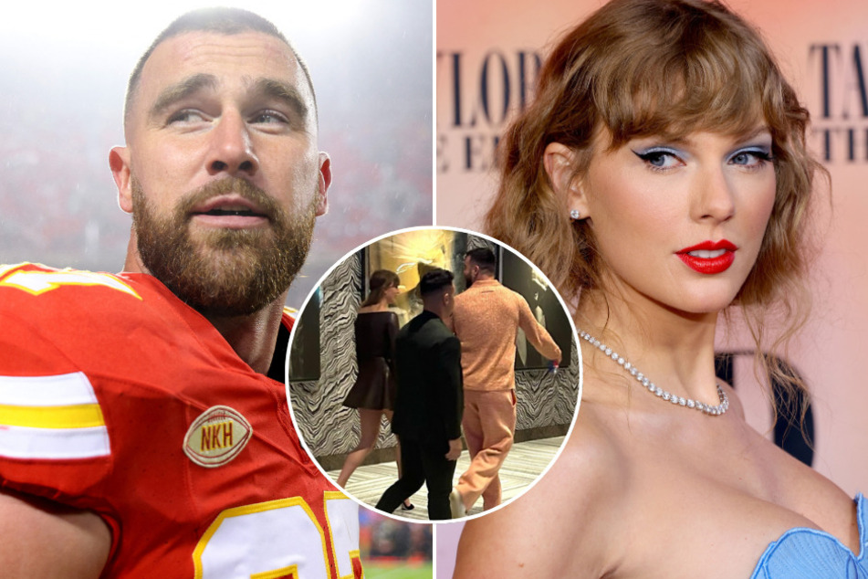 Taylor Swift rocks fab off-the-shoulder looks for romantic Las Vegas getaway with Travis Kelce!