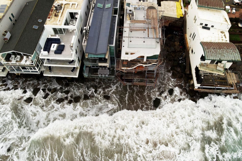 Hurricane Marie led to powerful surf and swells in Malibu. The storm and others like it are believed to have been promoted by the El Niño weather pattern.