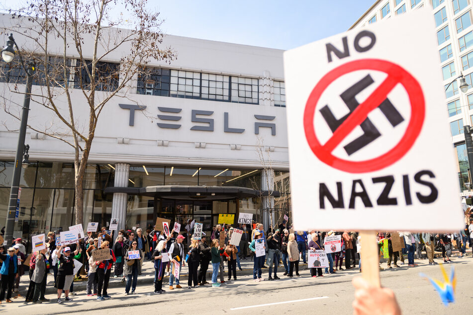Tesla sales and shares have been dropping as CEO Elon Musk's far-right agenda causes mounting anger across the US.