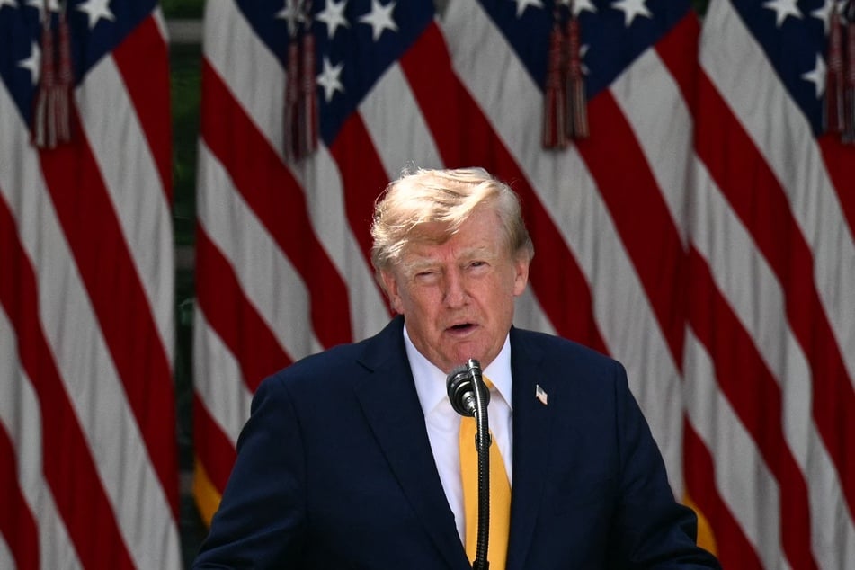 President Donald Trump said Tuesday he was considering renaming Lake Ontario as "Lake America" as his trade war with Canada escalated.