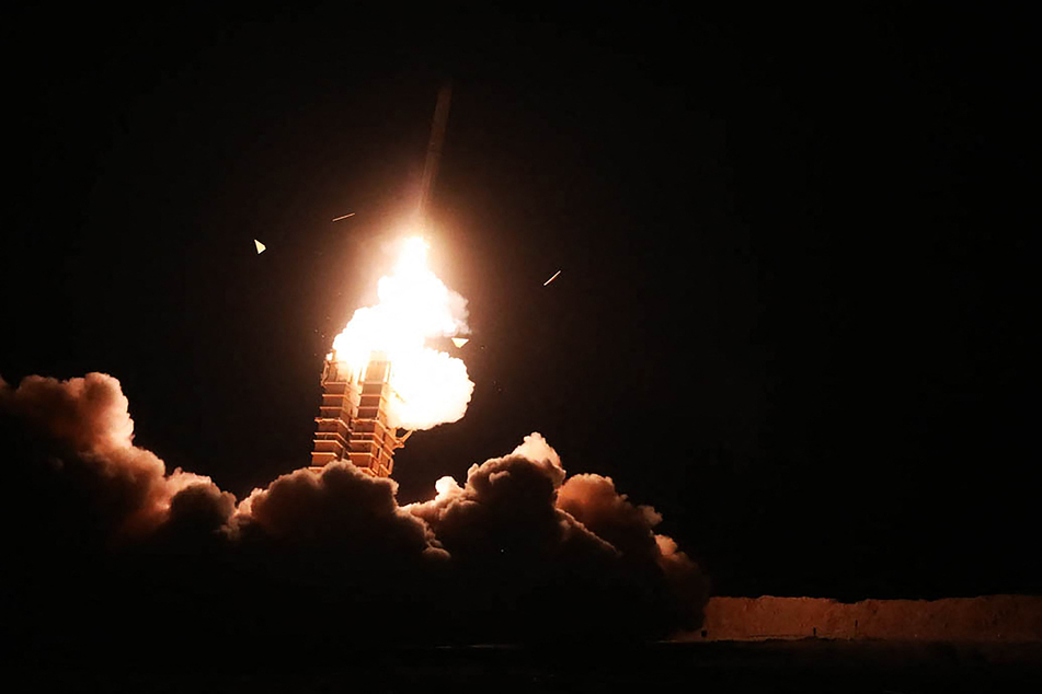 This handout picture released by the Iranian Army Office on January 12, 2025 shows a missile defense system during a military drill at an undisclosed location in Iran.