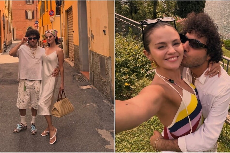 Selena Gomez and Benny Blanco pack on the PDA in France – and tease next music collab