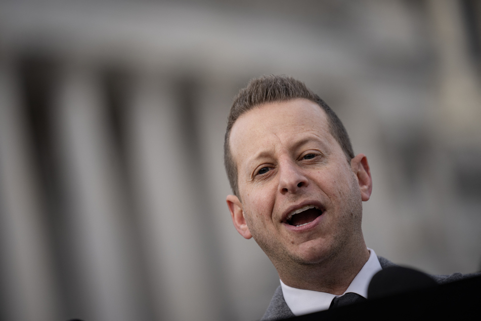Democratic Representative from Florida Jared Moskowitz deleted a tweet showing a meme of Joe Biden supposedly reacting to actress Sydney Sweeney's cleavage in a low-cut top.