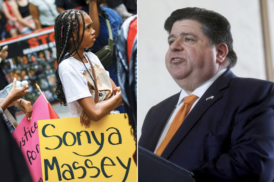 Illinois Governor J.B. Pritzker (r.) has called for the resignation of Sangamon County Sheriff Jack Campbell following the fatal shooting of Sonya Massey.