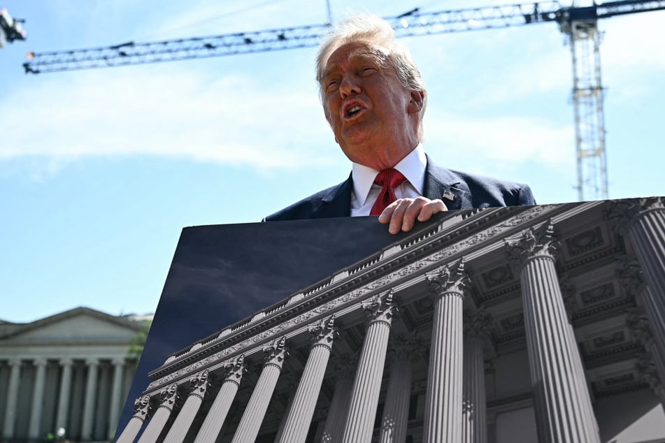 President Trump's legal team insists that the massive ballroom, which could cost as much as $600 million, is "vitally" important for national security.