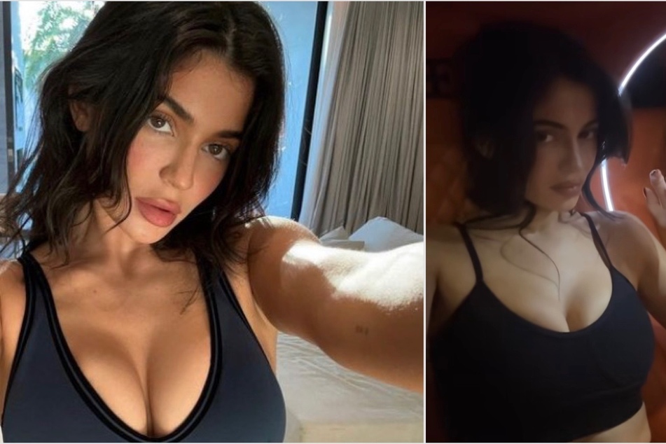 Kylie Jenner makes working out look sexy in her new Instagram clip.