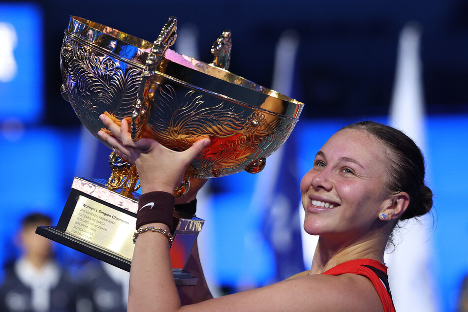 US Open finalist Amanda Anisimova claims emotional victory in China Open