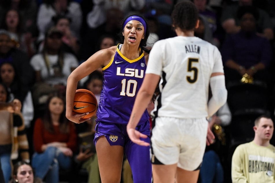 Angel Reese is notorious for her trash talk on the court during college basketball games.