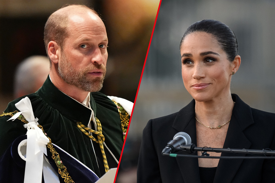 A royal expert suggested that Meghan Markle's (r) latest social media post may have ruffled feathers with her brother-in-law, William.