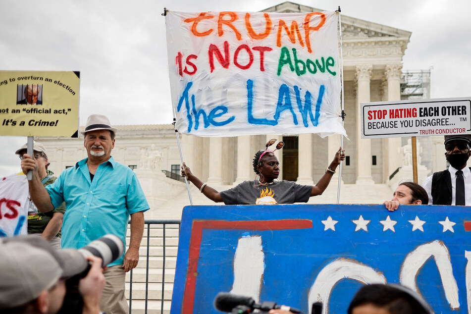 The Supreme Court's decision was met with a swift backlash for holding Trump above the law.