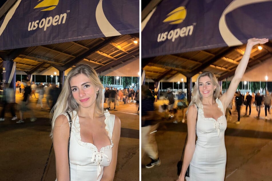 The US Open's epic beer chugger is back and going viral again!