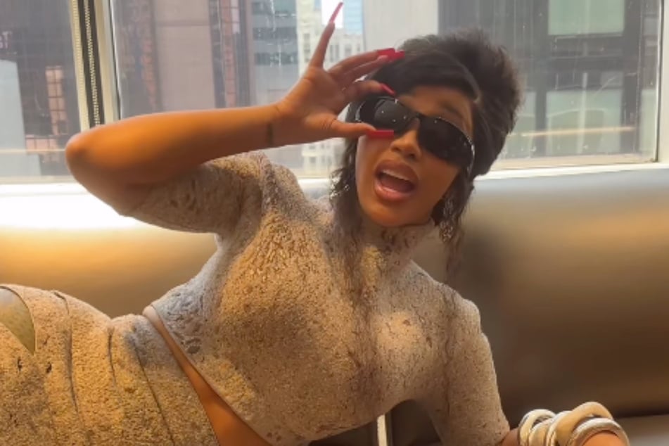 Cardi B went to great lengths to make sure no one leaked anything from her Bongos shoot.