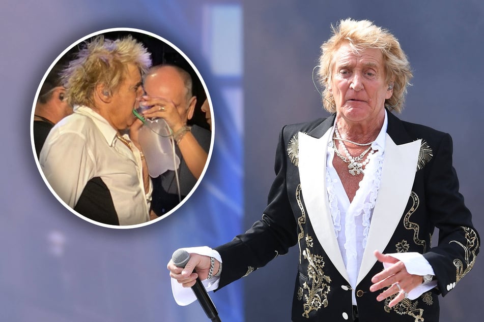 Rod Stewart sparks concern after requiring oxygen tank during recent concert