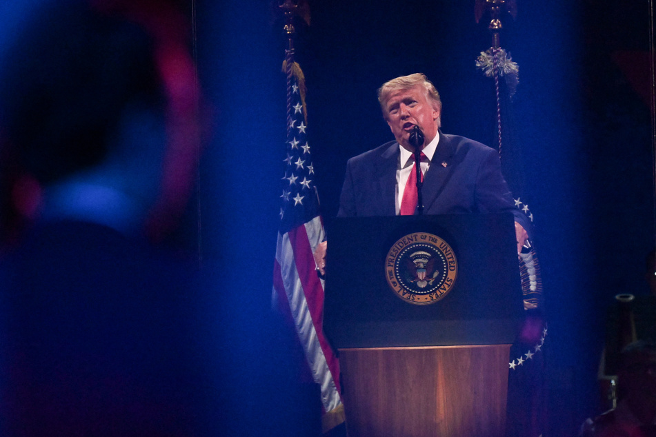 Trump calls US "crowning achievement" of human history, blasts "communists" in 250th anniversary speech