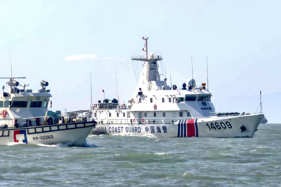 Taiwan's deployed its coastguard to respond to Chinese ships patrolling off the island's east coast.