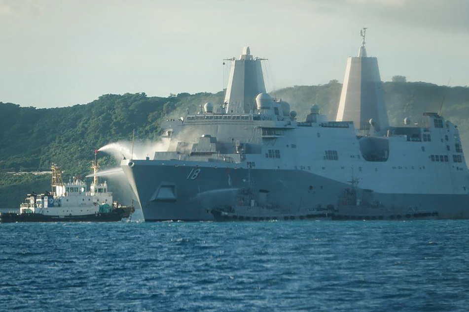 Fire on US Navy ship off Okinawa finally extinguished after 12 hours
