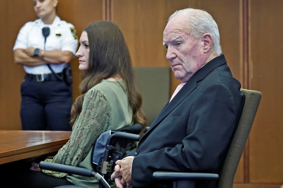Kevin Reddington (r) defended Lindsay Clancy throughout the weeks-long murder trial. On Tuesday, he called on President Trump to intervene in the case.