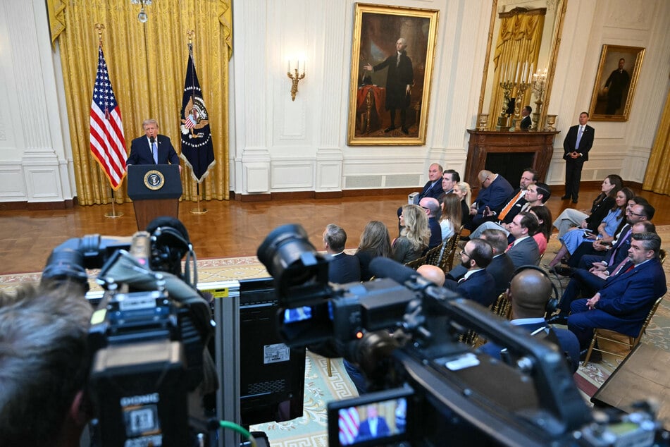 Major television broadcasters typically take turns providing coverage of presidential events in what is known as White House pool coverage.