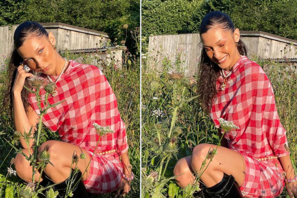Bella Hadid gets real in candid snaps and shares a message with WILLOW