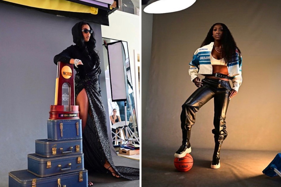 Angel Reese and LSU basketball set social media on fire with new photoshoot