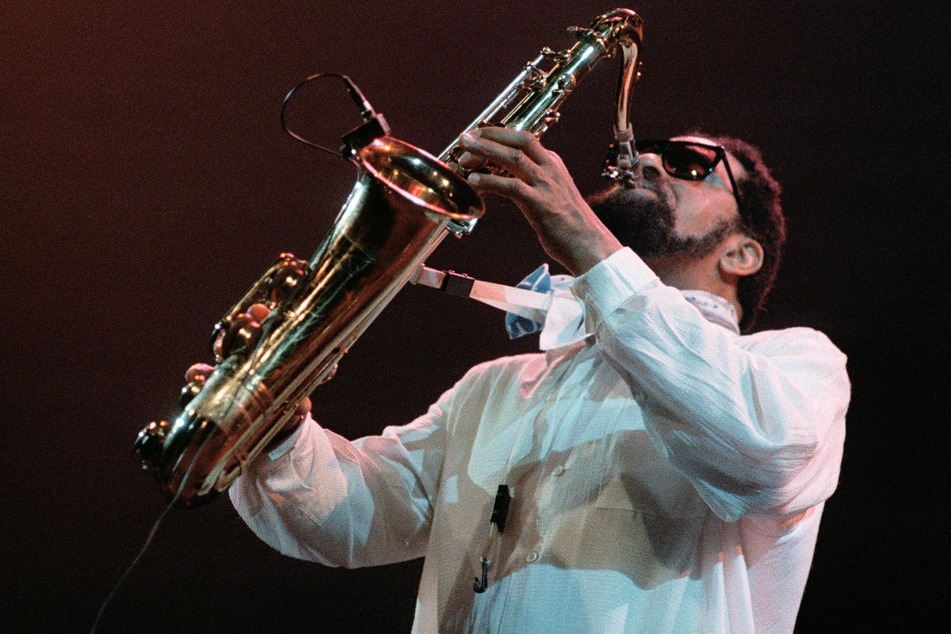 Sonny Rollins plays in concert at the Zenith in Paris, France, on November 2, 1987.