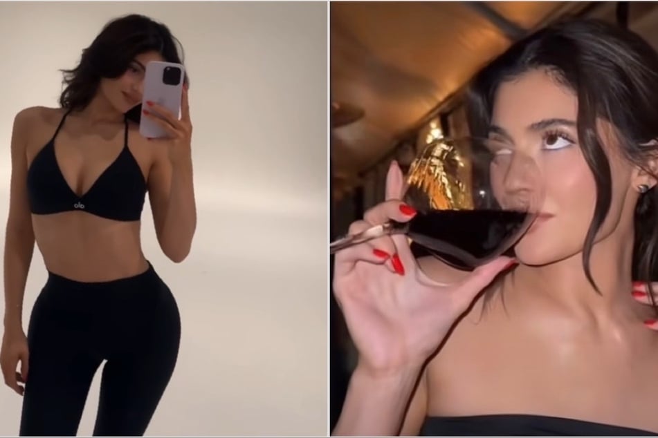 Kylie Jenner celebrates new KHY drop with sexy fit!