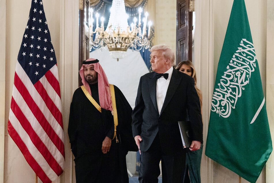 President Donald Trump (r.) welcomed the Saudi crown prince to the White House this week.