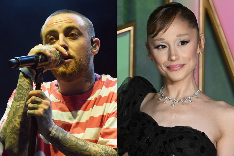 Ariana Grande (r.) revealed how Mac Miller helped her find her sound in a rare comment about her late ex.