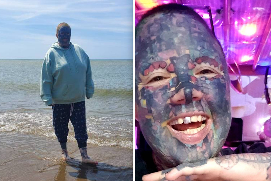 Tattoo addict is willing to give up the ink for baby number eight
