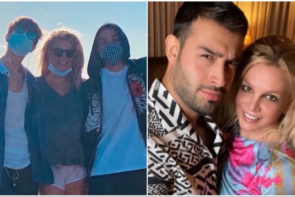 Stepdaddy's Home! Sam Asghari bonds with Britney Spears' sons