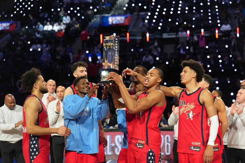 NBA All-Star Game: Young USA Stars beat veteran Stripes as Anthony Edwards scores MVP honor