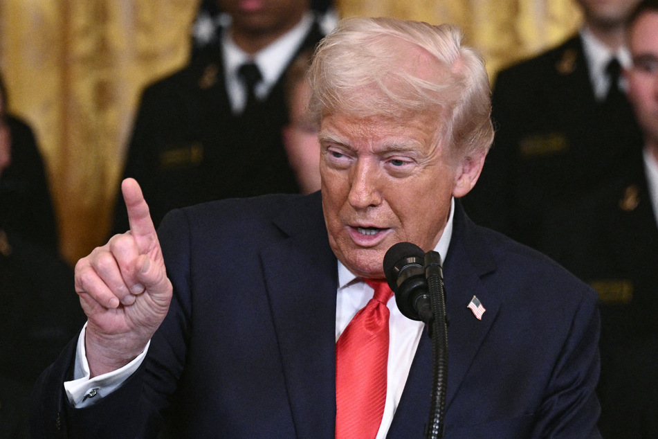 President Donald Trump took a stab at pronouncing his MAGA mantra in Spanish and – though he did not stick the landing – video of his effort went viral anyway.