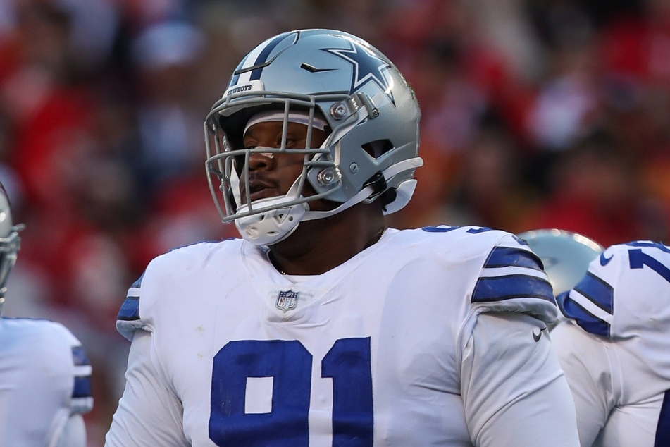 Cowboys defensive tackle Carlos Watkins had a pick-six against the Saints to seal the win for Dallas on Thursday night.