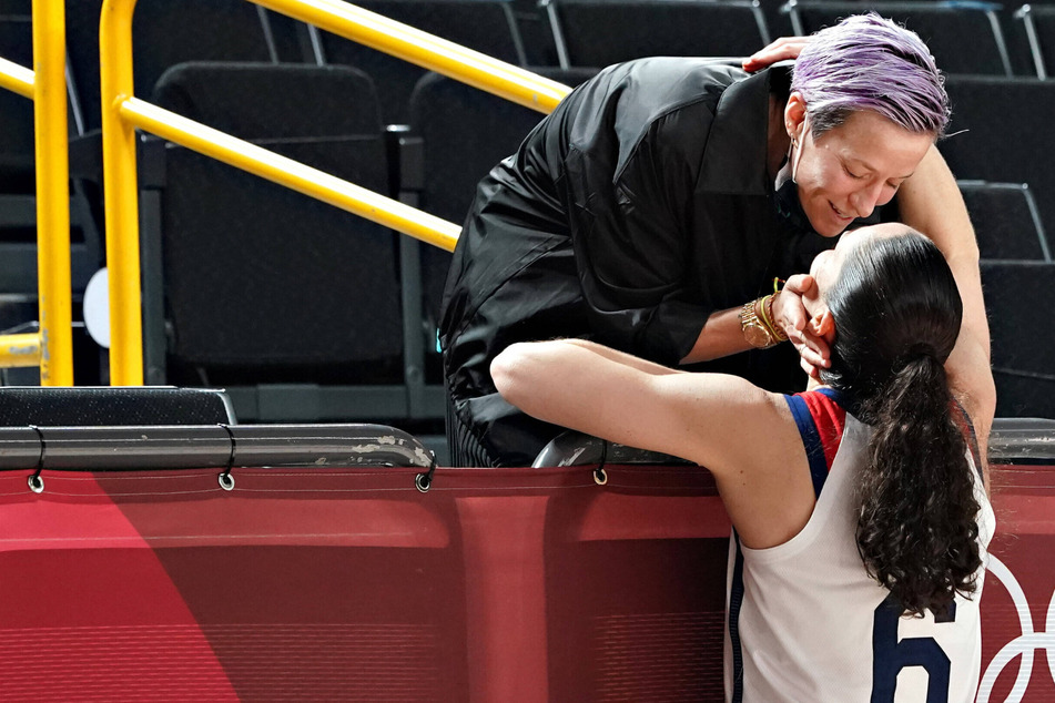 Olympics: Megan Rapinoe "finagled" media pass to witness Sue Bird's golden farewell