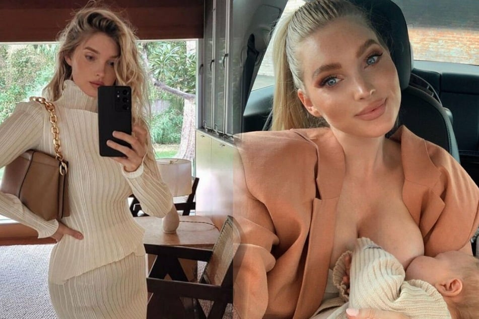 Supermodel claps back after men pile in to criticize breastfeeding photos