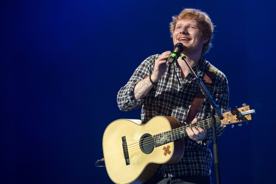 Ed Sheeran (29): a pop star, and now a father.