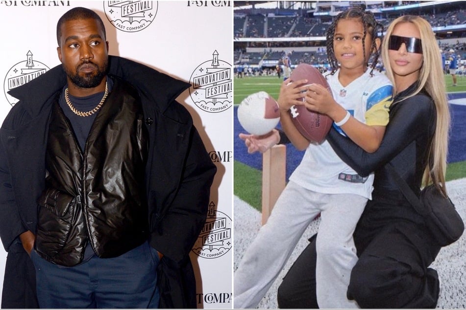 Kim Kardashian and Kanye West bury the hatchet in the name of Saint