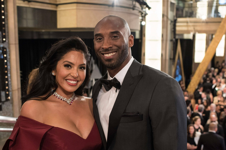 Vanessa and Kobe Bryant at the 2018 Oscars